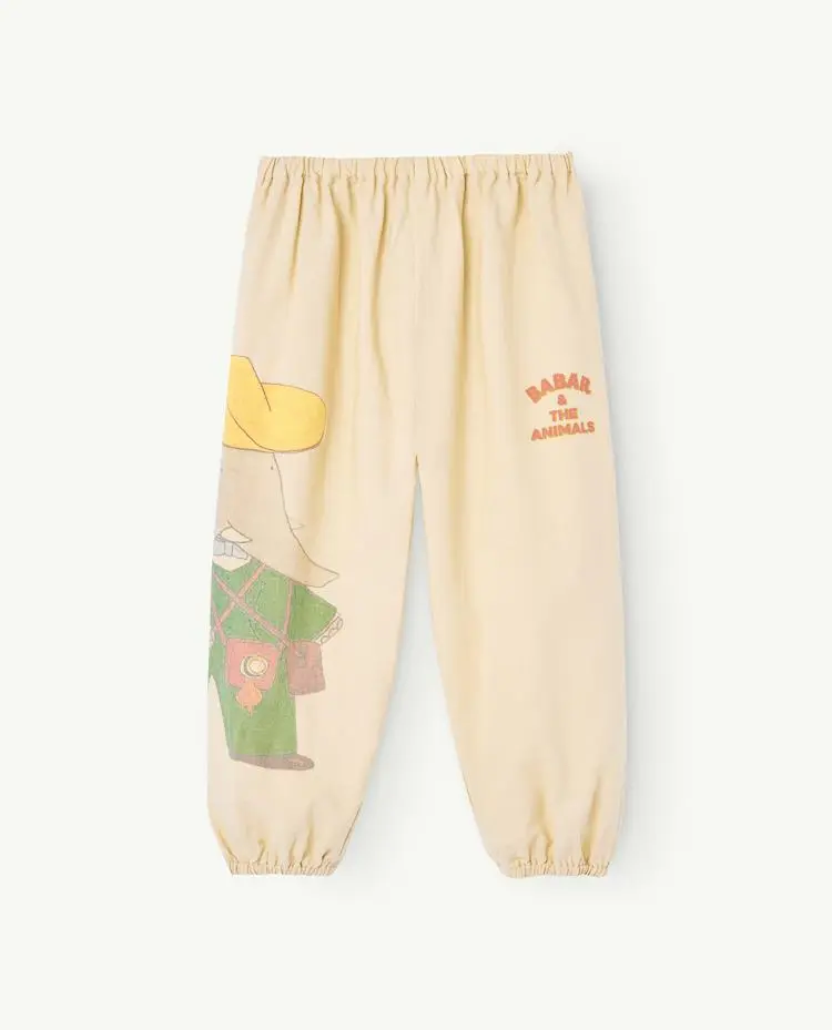 Babar Ecru Elephant Pants