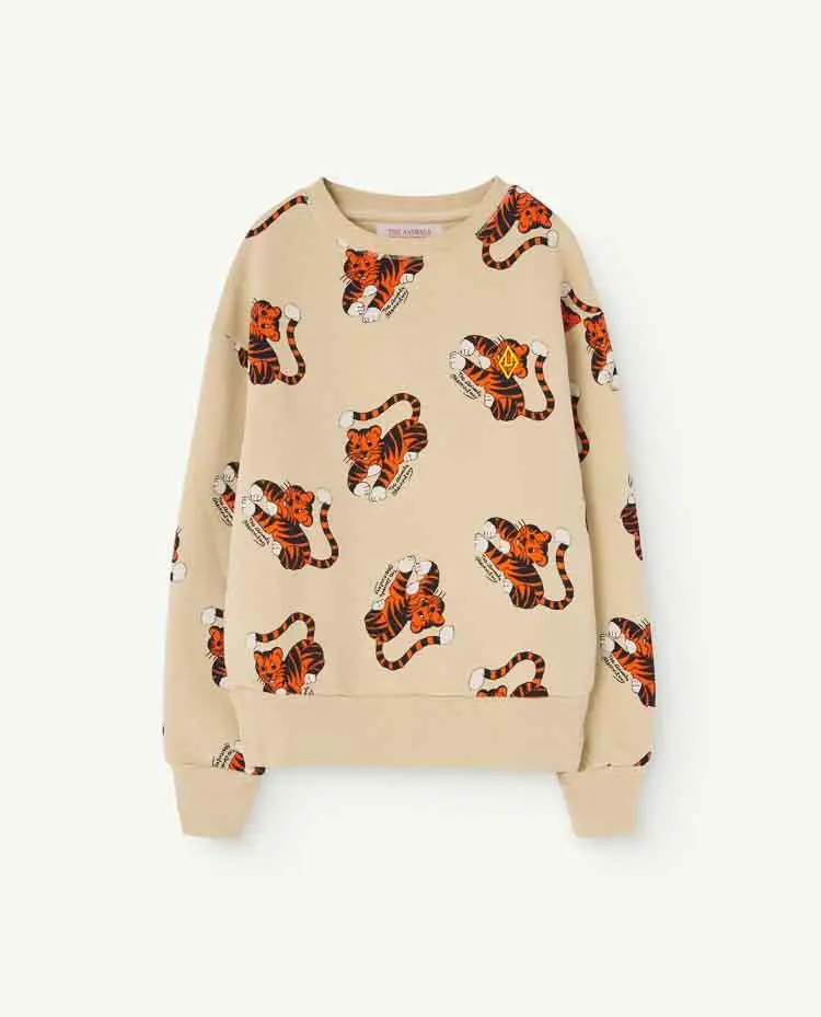 Beige Bear Sweatshirt