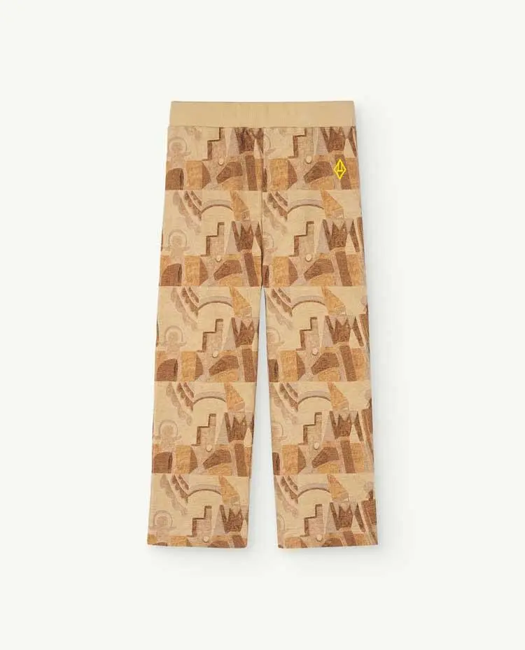 Beige Crow Pants