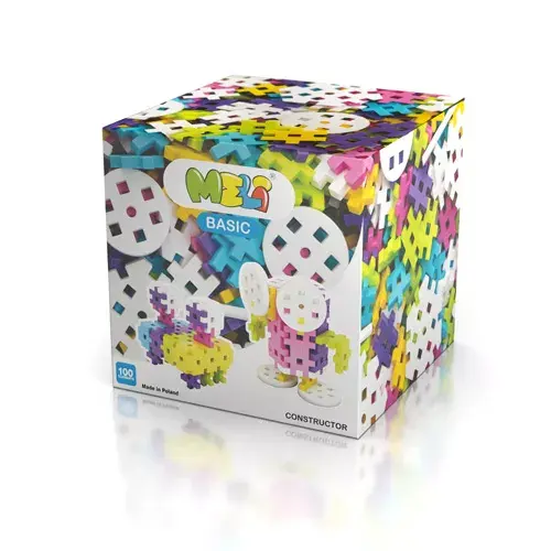 Bloques Meli basic constructor pastel 100 piezas