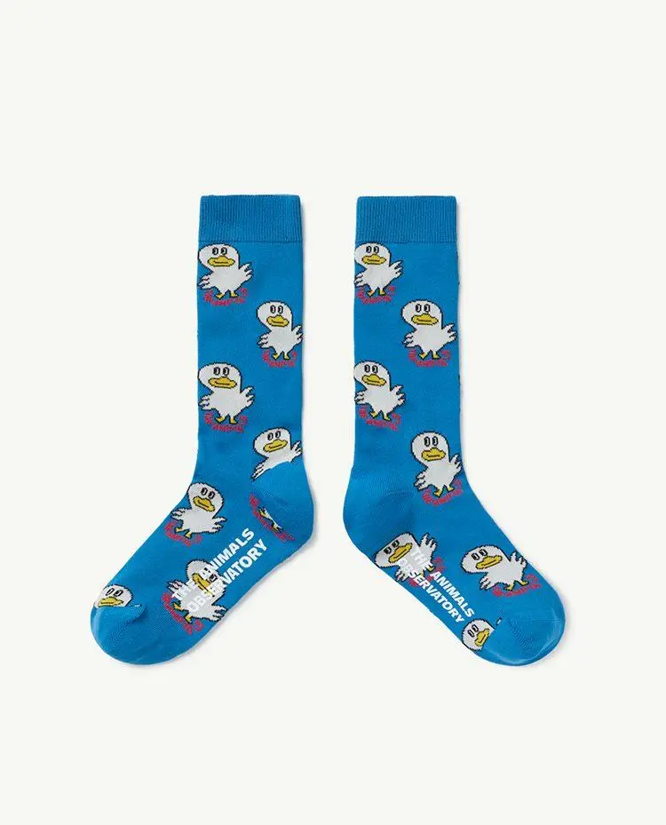 Blue Worm Socks