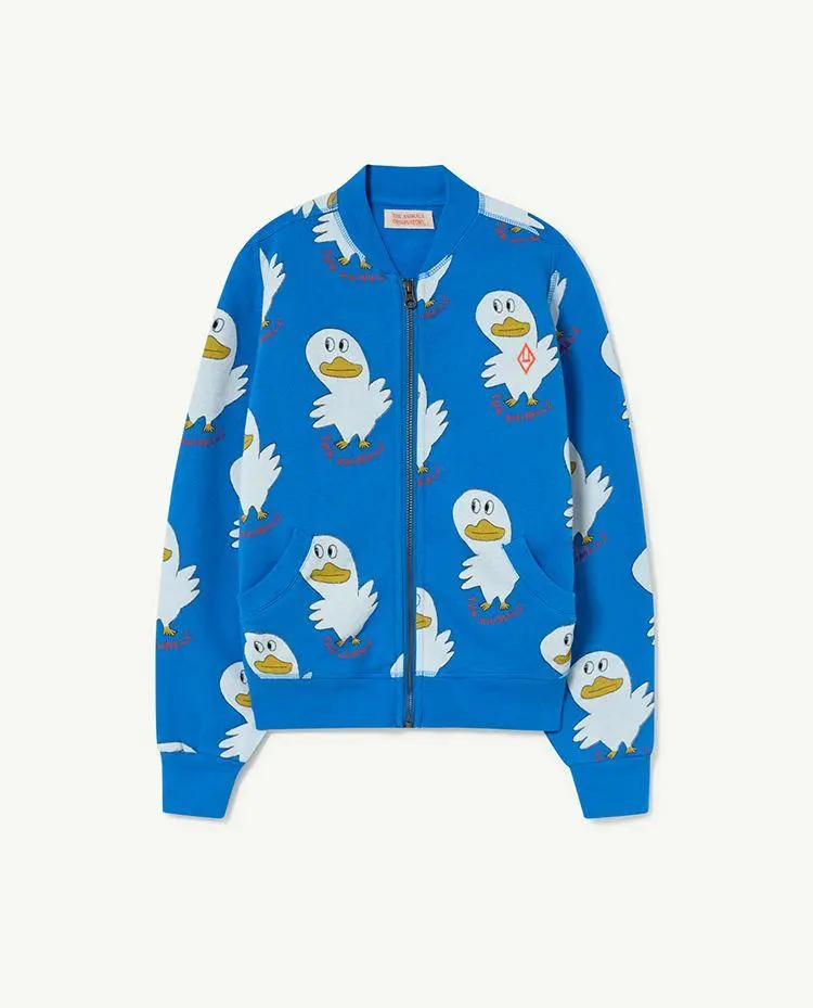 Blue Zebra Track Jacket
