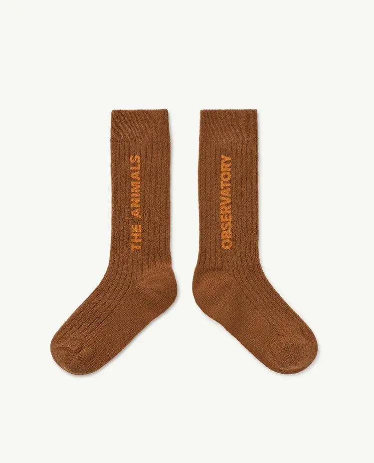 Brown Snail Socks