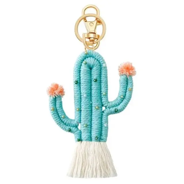 Cactus Keychain - Turquoise