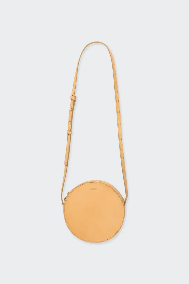 CATA LEATHER ROUND BAG