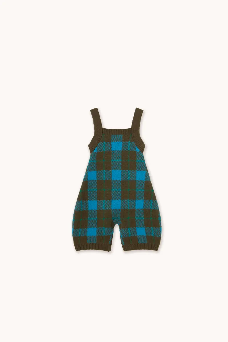 CHECK BLUE DUNGAREE
