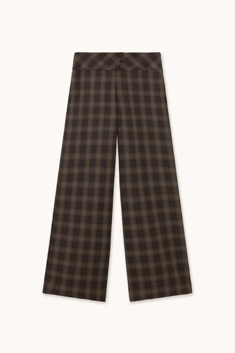 CHECK PANTS