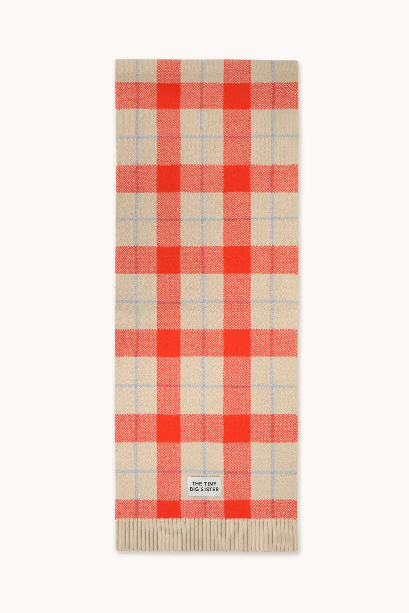 CHECK SCARF
