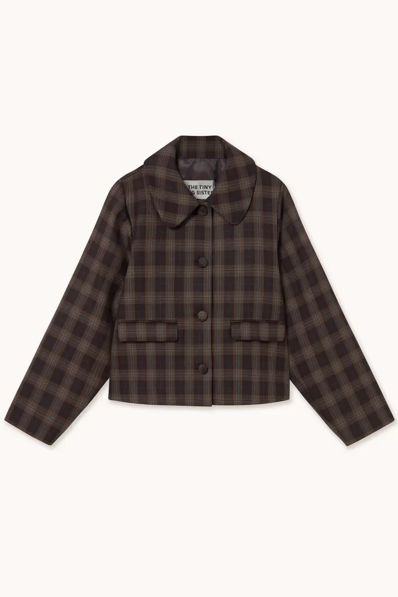 CHECK SHORT JACKET