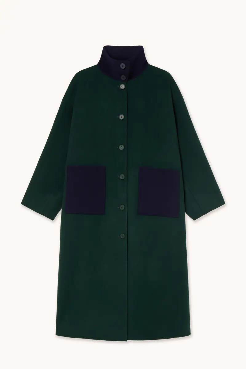 COLOR BLOCK COAT