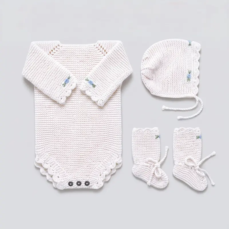 Conjunto Bordado Blanco