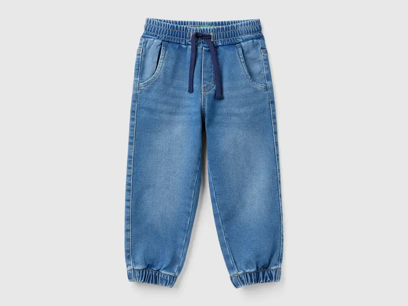 Denim joggers