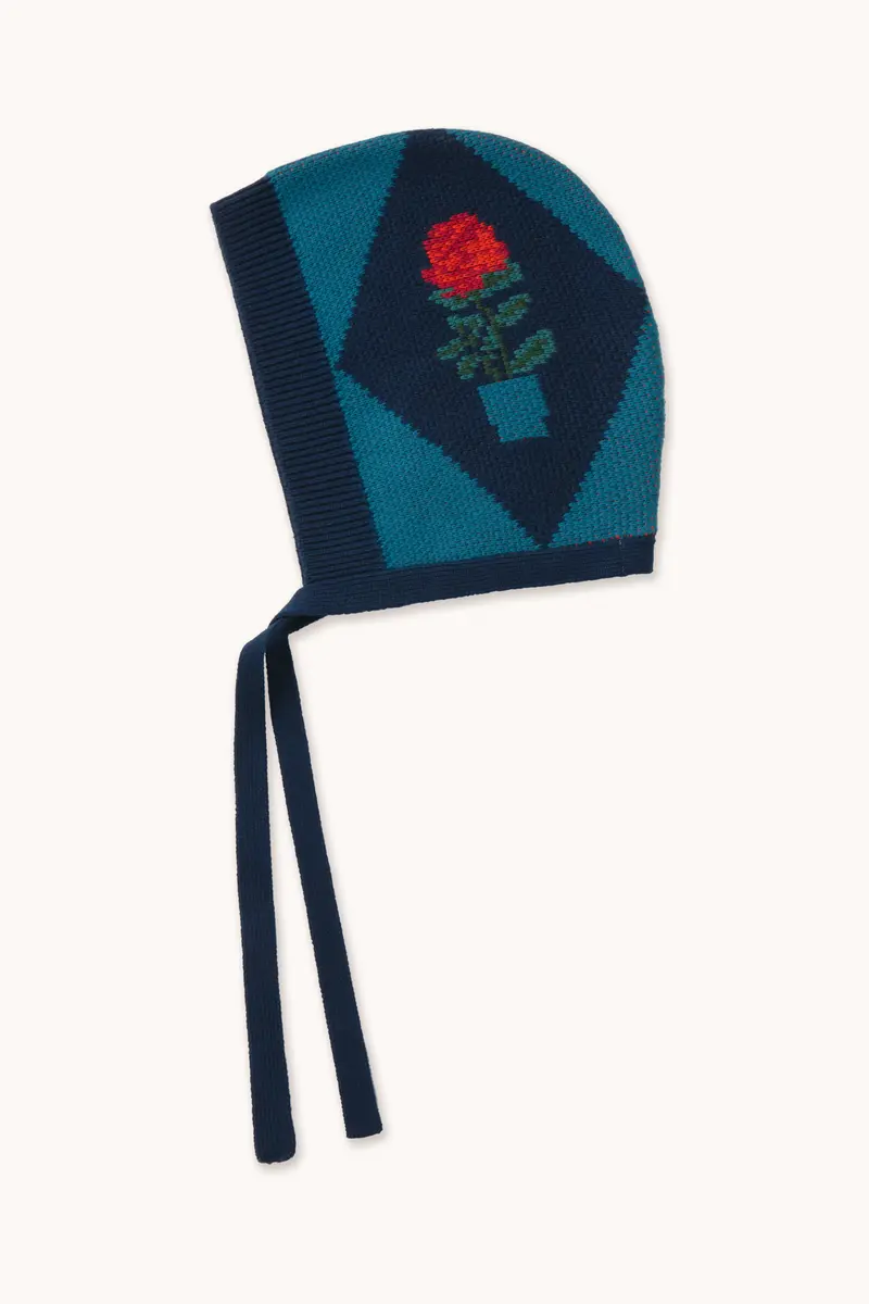 DIAMOND FLOWERS BONNET