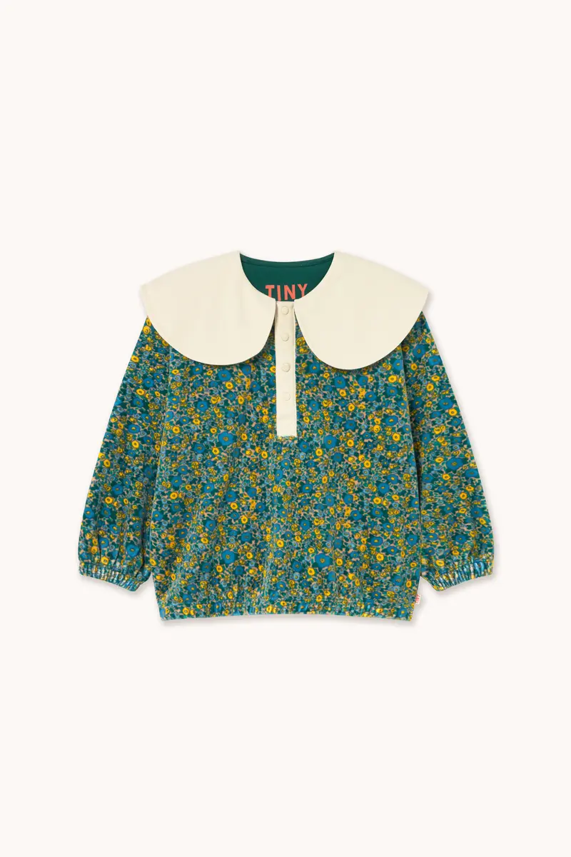FLOWER PATTERN SWEATSHIRT