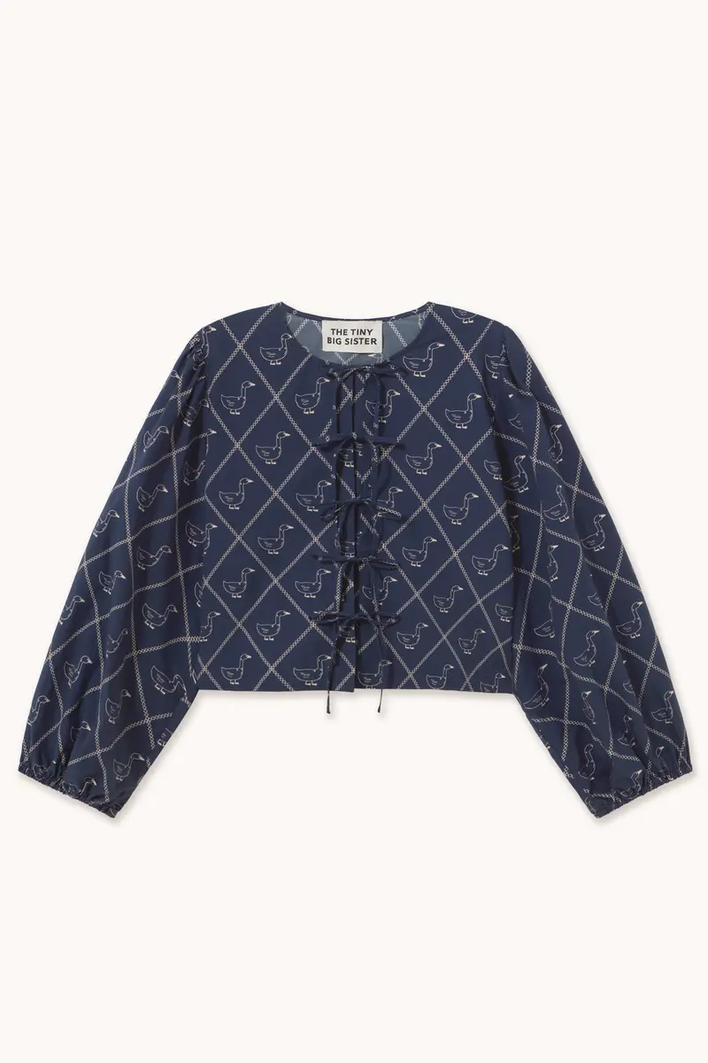 GEESE BOW BLOUSE