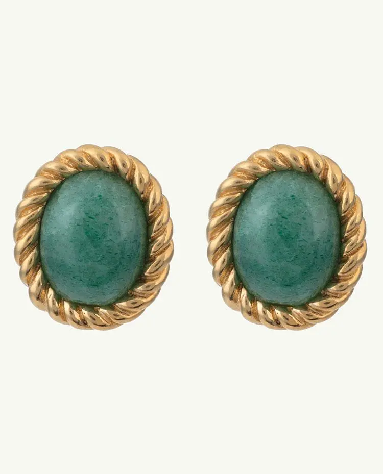 Green Earrings