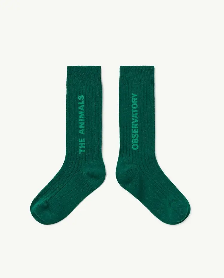 Green Snail Socks