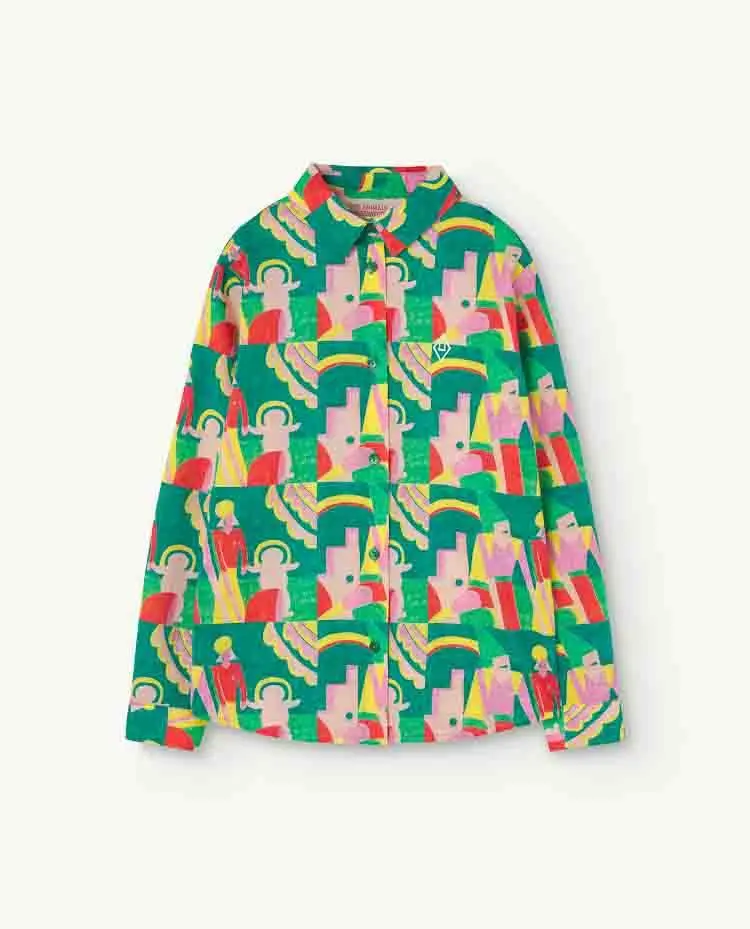 Green Wolf Shirt