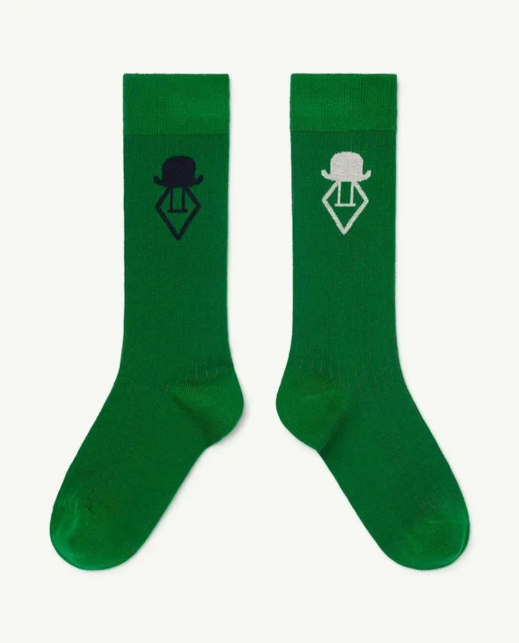 Green Worm Socks