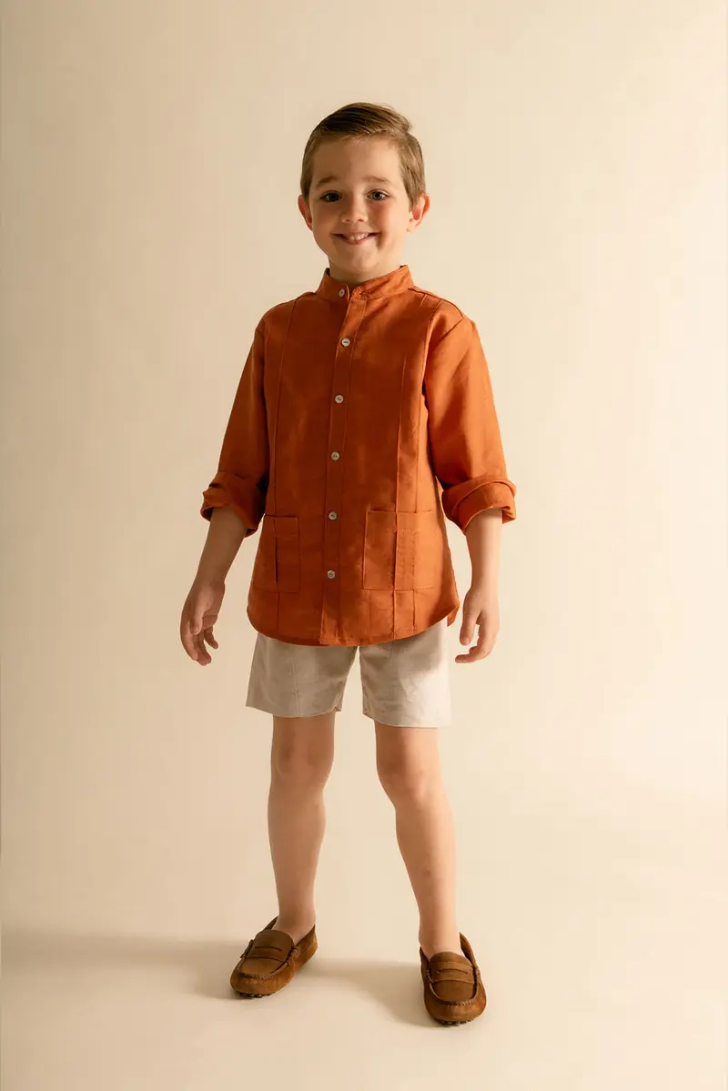 Guayabera Azafrán