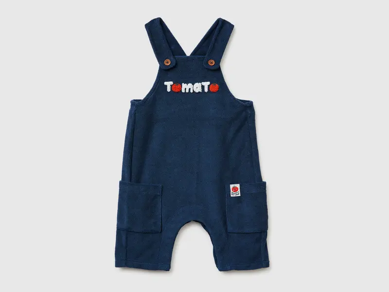 Long terry overalls