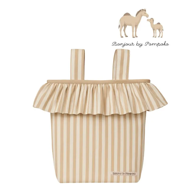 Maxi Camel Stripes