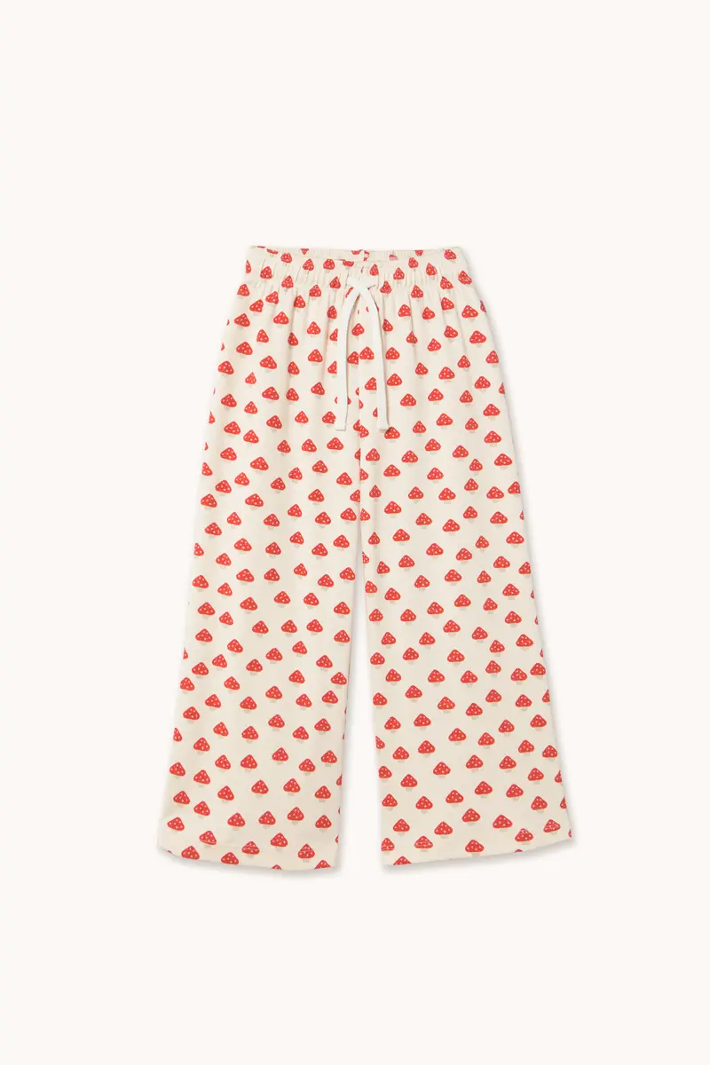 MINI MUSHROOMS PATTERN RIB PANT