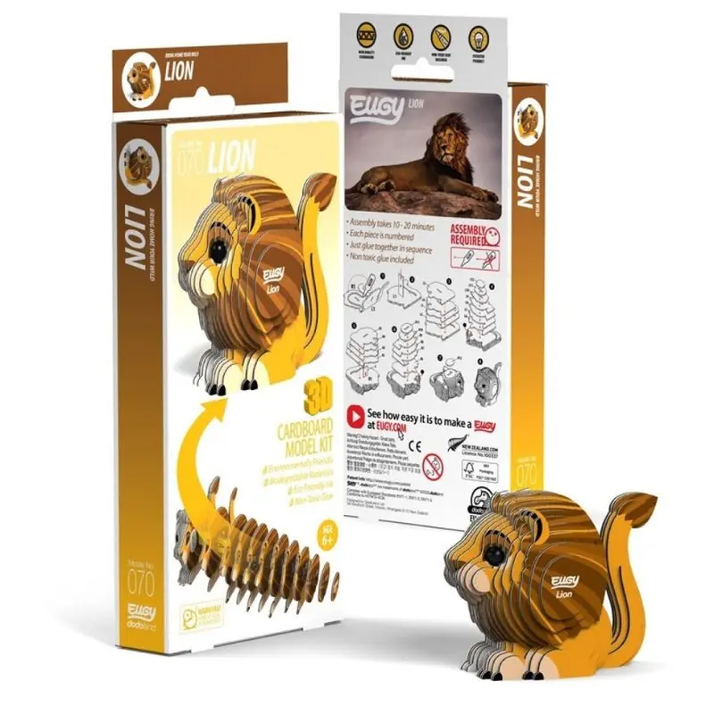 Mini Puzzle 3D Lion Eugy