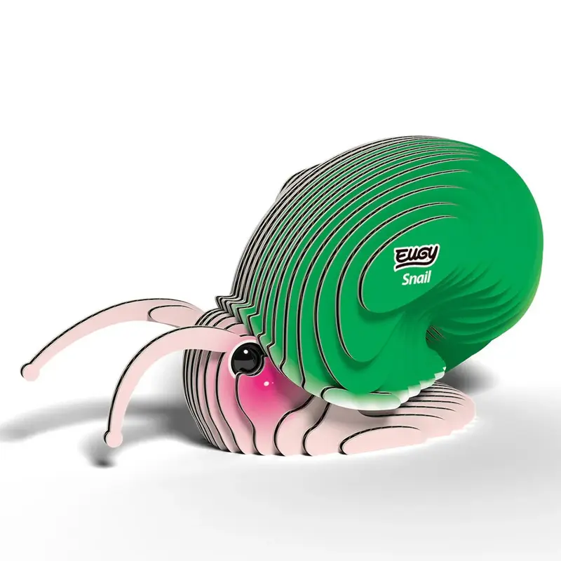 Mini Rompecabezas 3D Caracol – Eugy