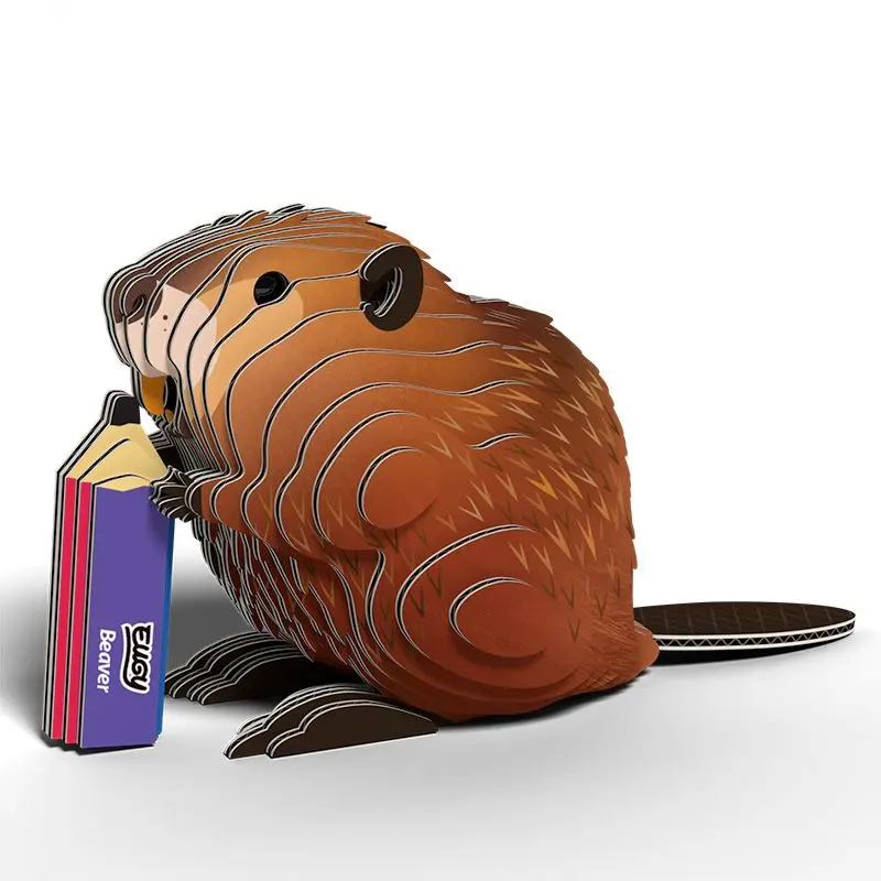Mini Rompecabezas 3D Castor – Eugy