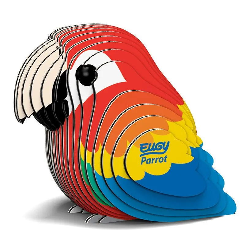 Mini Rompecabezas 3D Loro – Eugy