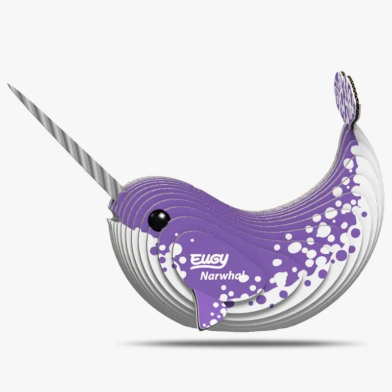Mini Rompecabezas 3D Narval – Eugy
