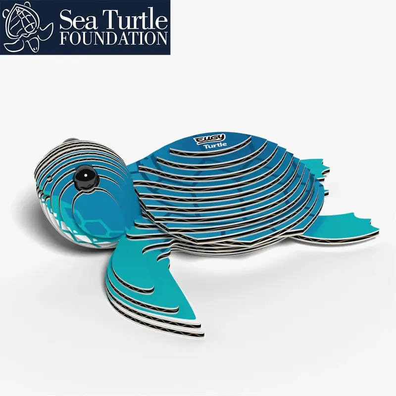 Mini Rompecabezas 3D Tortuga – Eugy