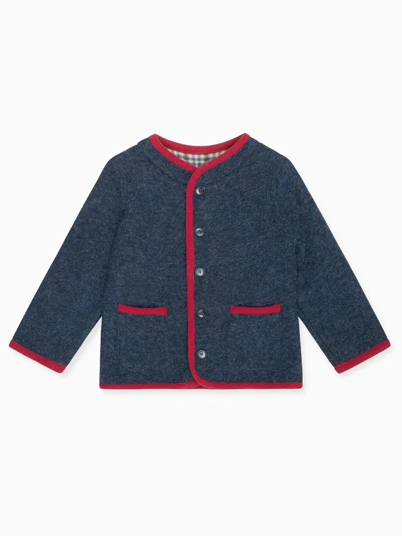 Navy Lorenzo Boy Jacket