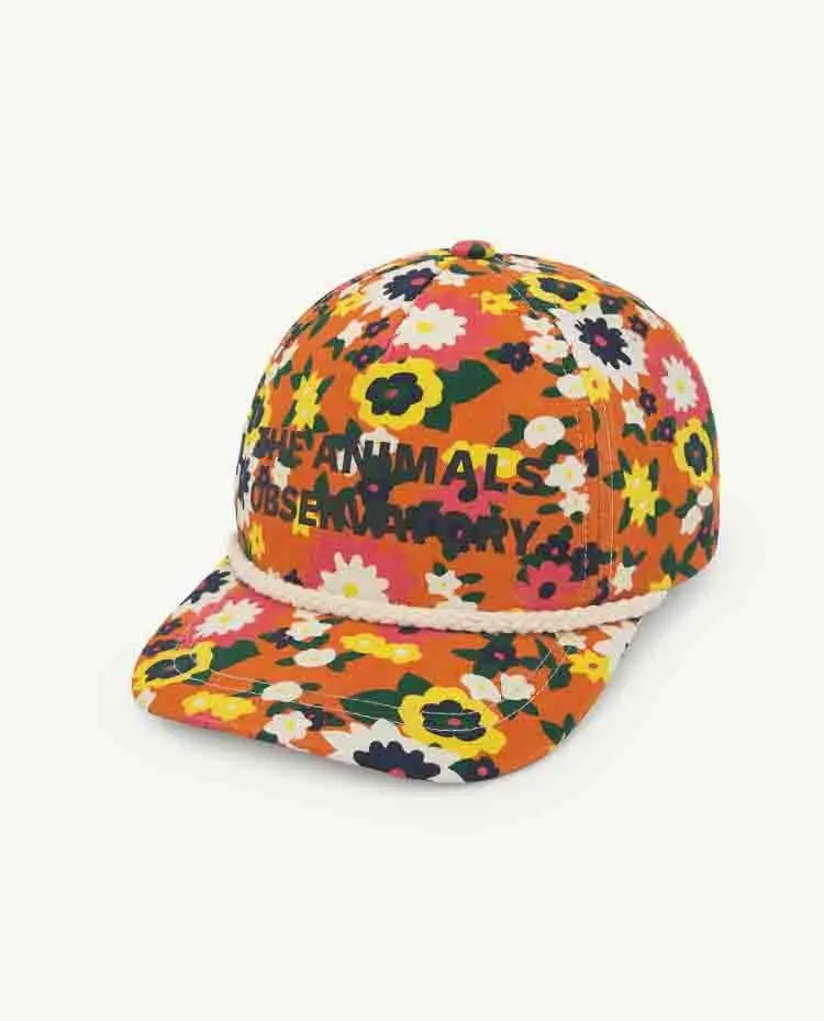 Orange Elastic Hamster Cap