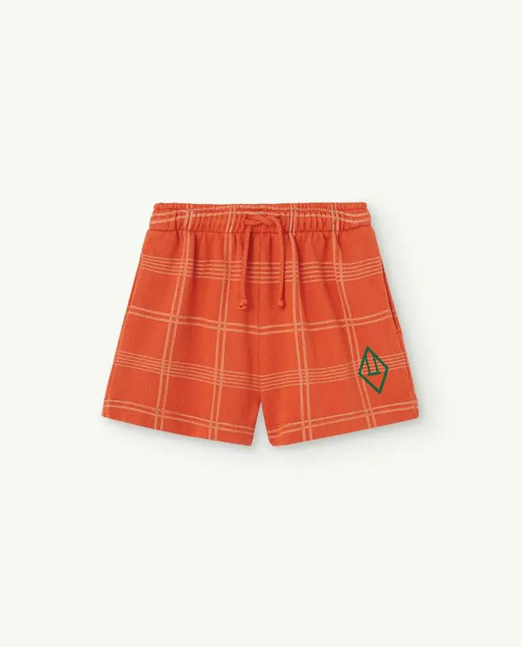 Orange Hedgehog Shorts