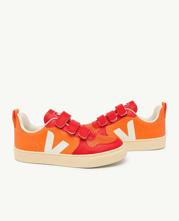 Orange Veja Sneakers