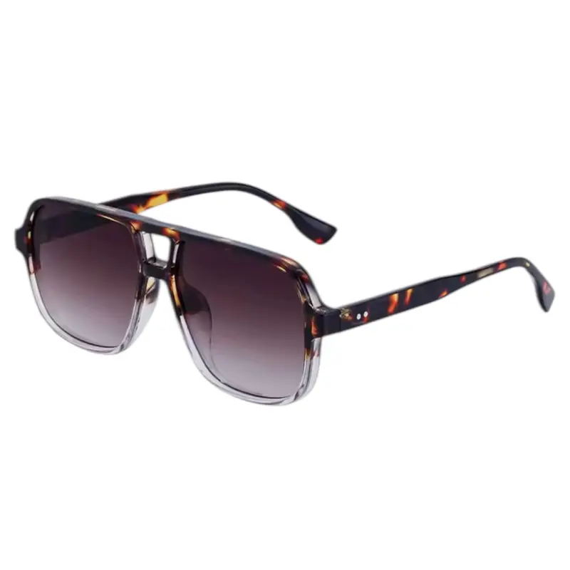 Oversized Square Sunglasses – Tortoiseshell / Brown Gradient