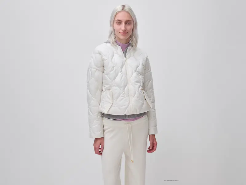 Padded quilted jacket
