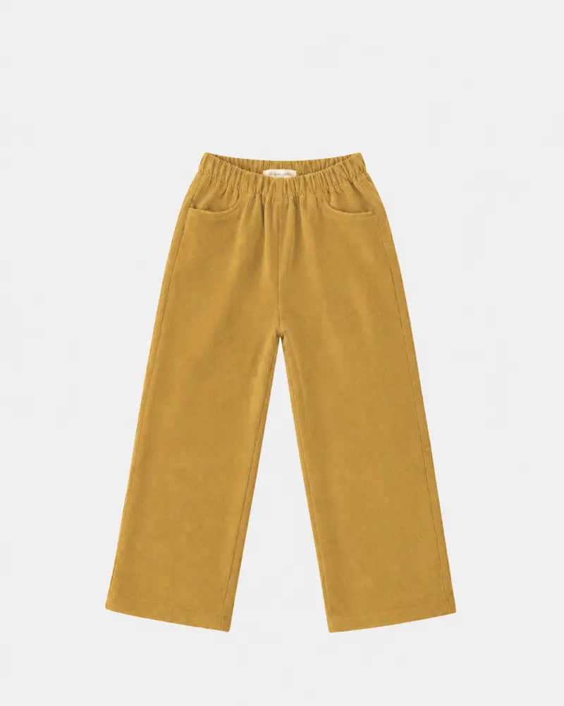 PANTALON GOMAS OCRE