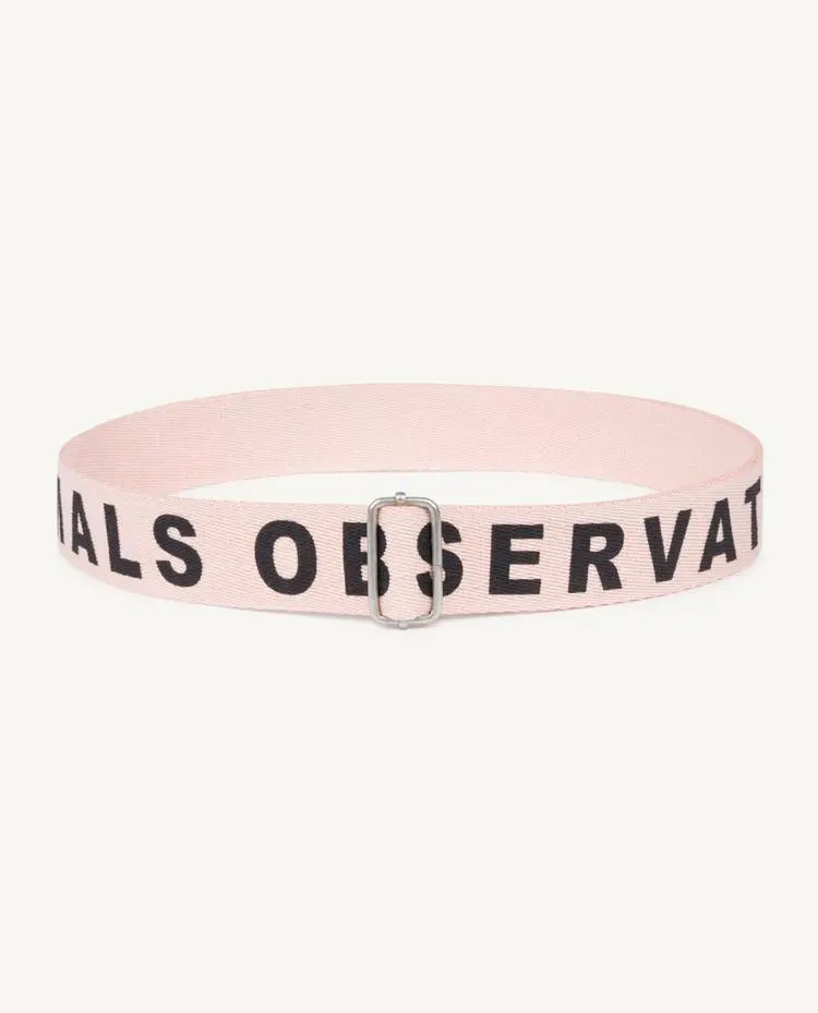 Pink Lizard Belt