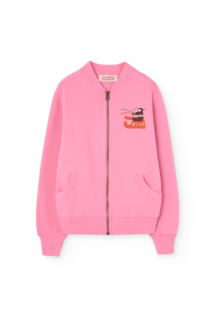 Pink Zebra Track Jacket