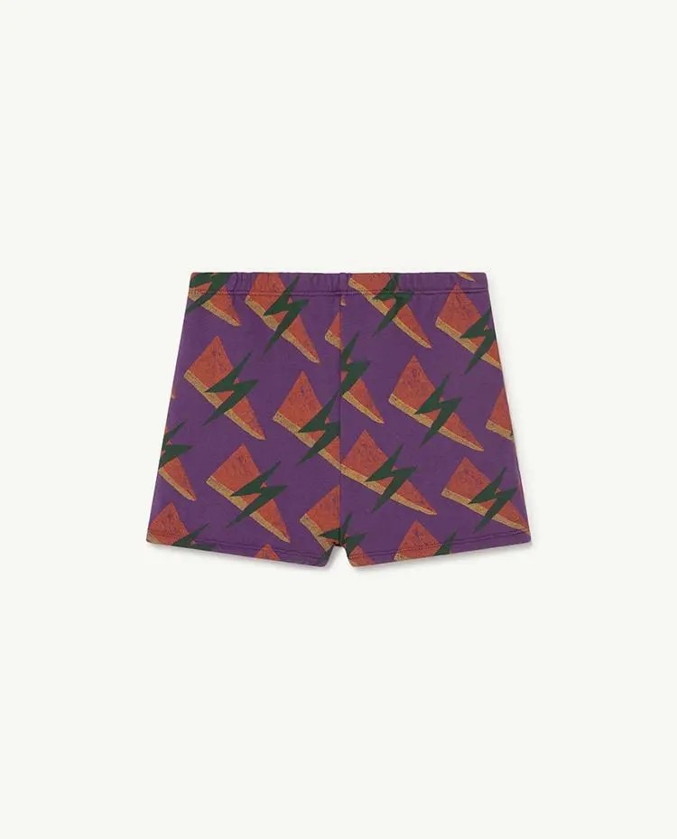 Purple Lightning Hedgehog Pants