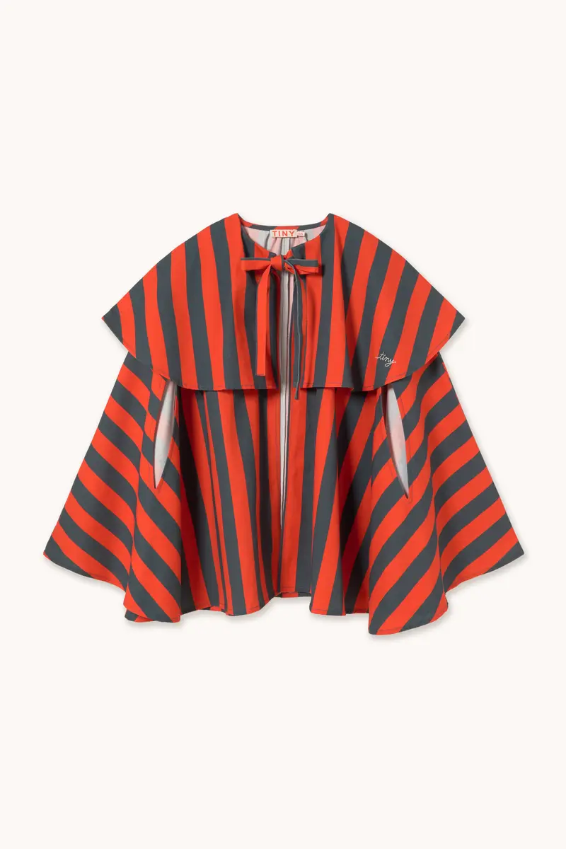 RED-BLUE STRIPES CAPE