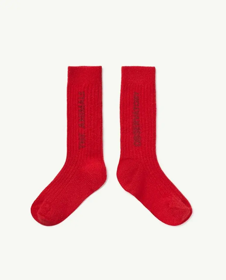 Red Snail Socks
