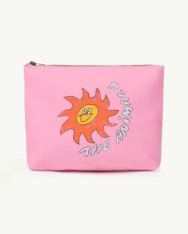 Soft Pink Pouch Bag