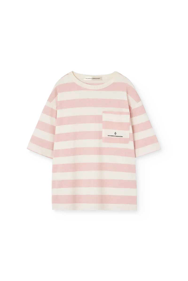 Striped Pink Collie T-Shirt
