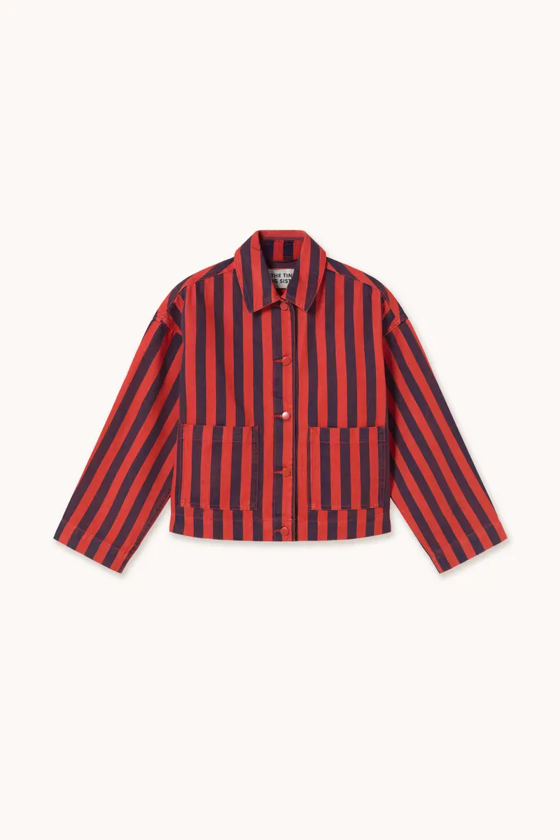 STRIPES DENIM JACKET