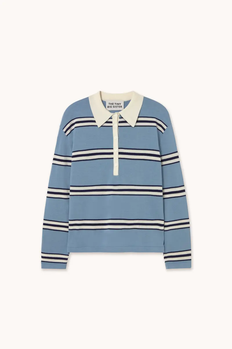 STRIPES KNITTED POLO