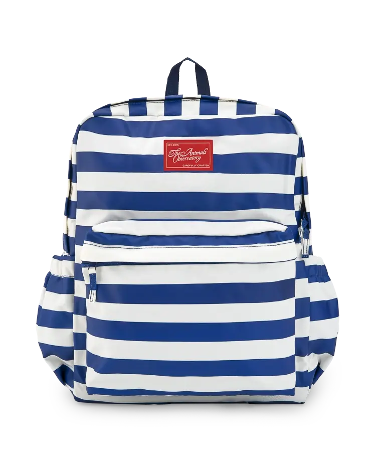 Stripes Navy Addax Backpack